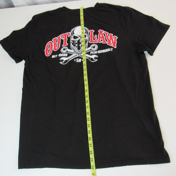Outlaw Off-Road + Performance SA Black Graphic T-shirt Size 2XL - Picture 6 of 6